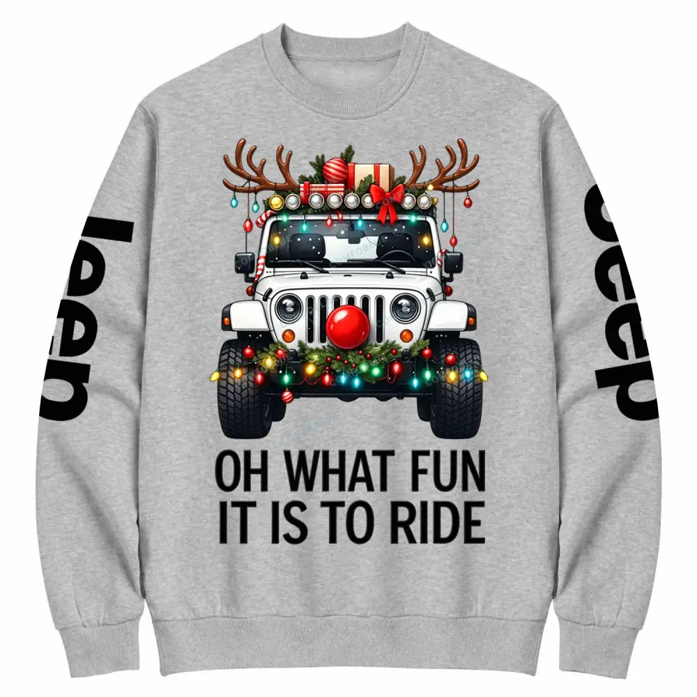 Oh What Fun It Is To Ride Jp Cotton Sweatshirt