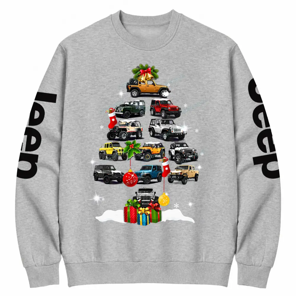 Jp Christmas Tree Cotton Sweatshirt