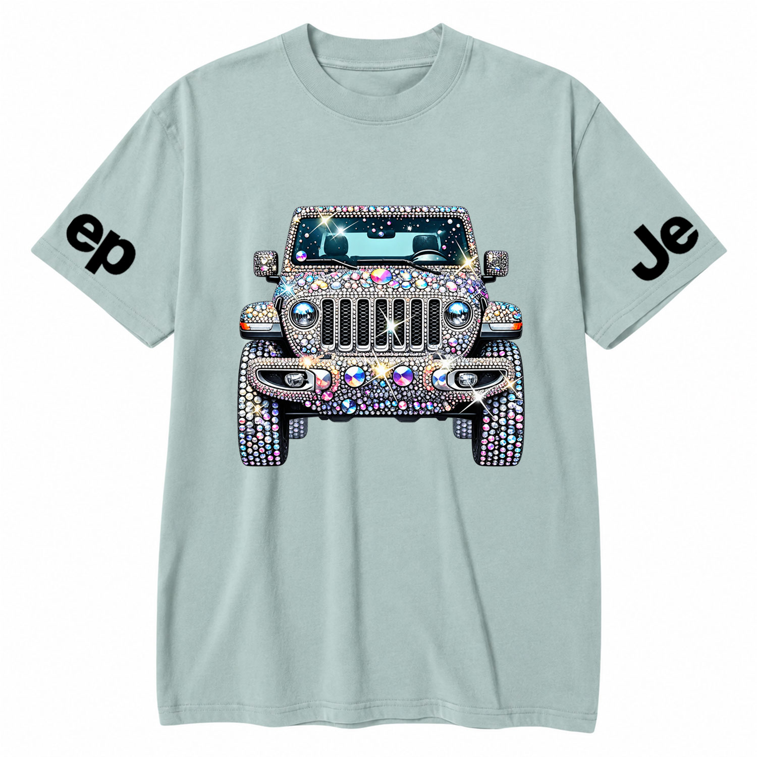 Bling Sparkle Rhinestone Cotton T-shirt