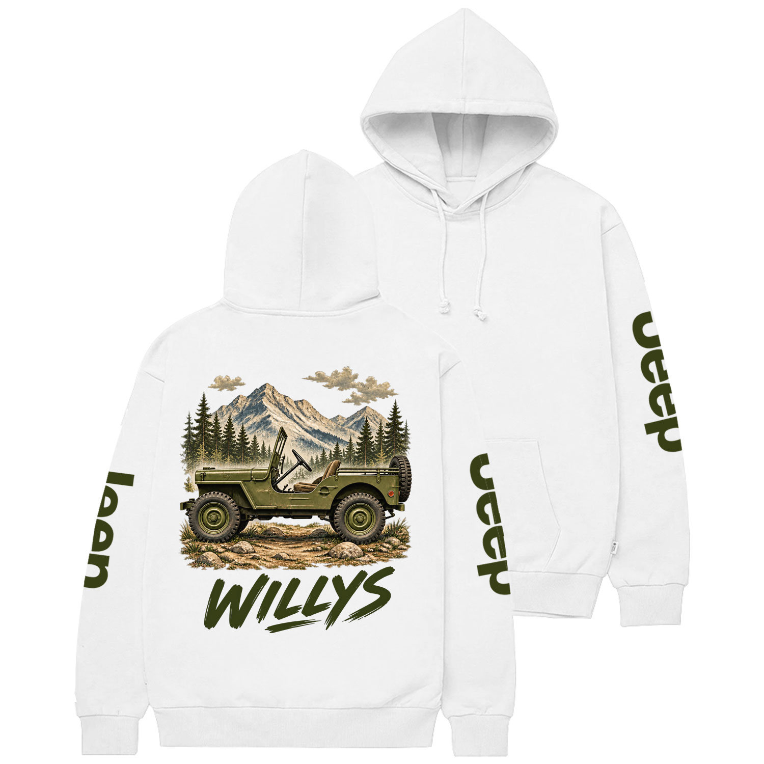 Willys MB Jp Cotton Hoodie