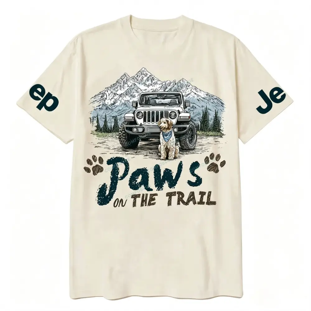Paws On The Trail Jp Unisex T-shirt