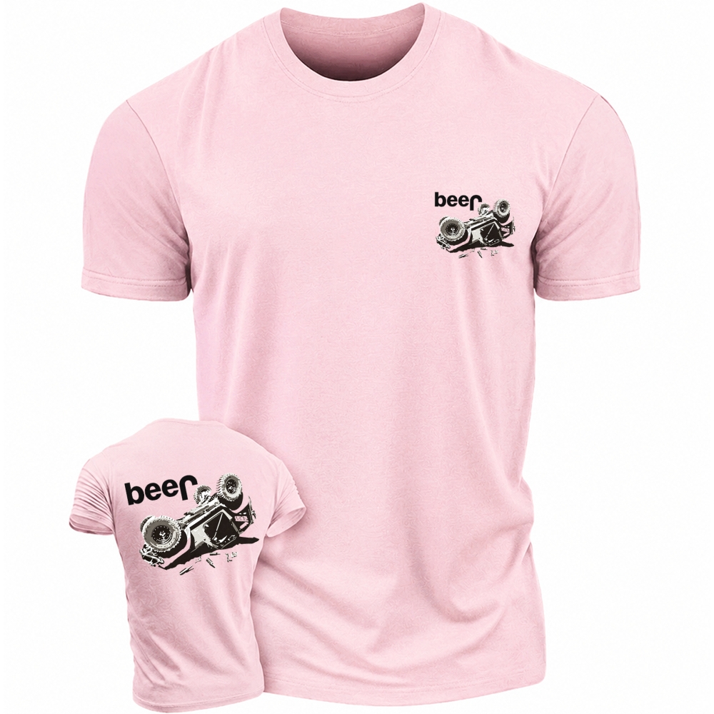 Funny Beer Overturn Unisex T-shirt