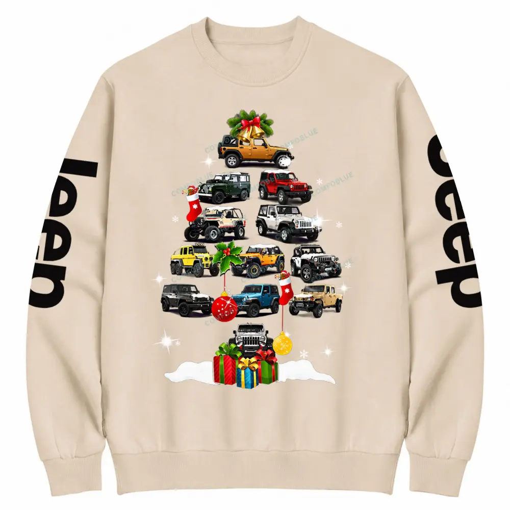 Jp Christmas Tree Cotton Sweatshirt