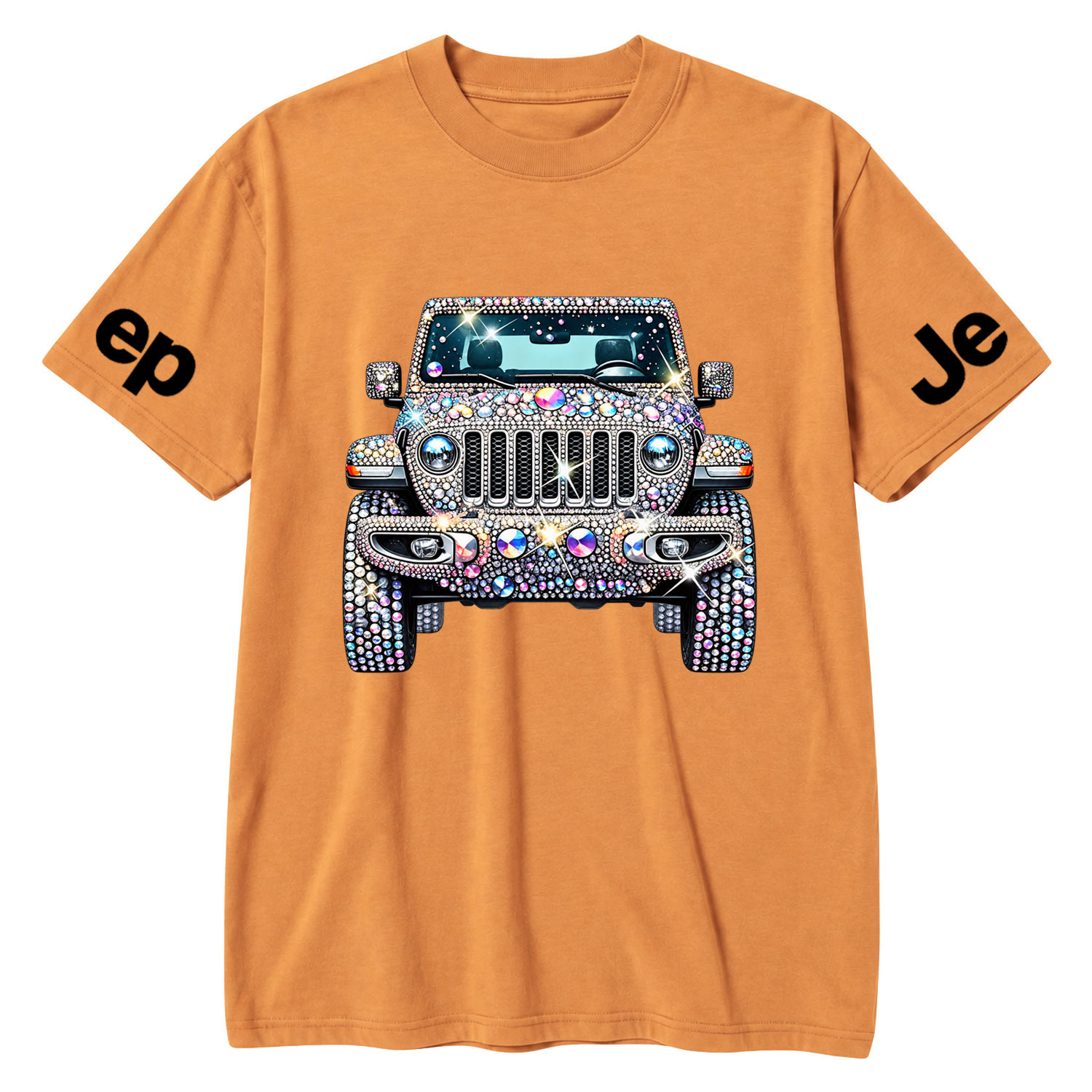 Bling Sparkle Rhinestone Cotton T-shirt