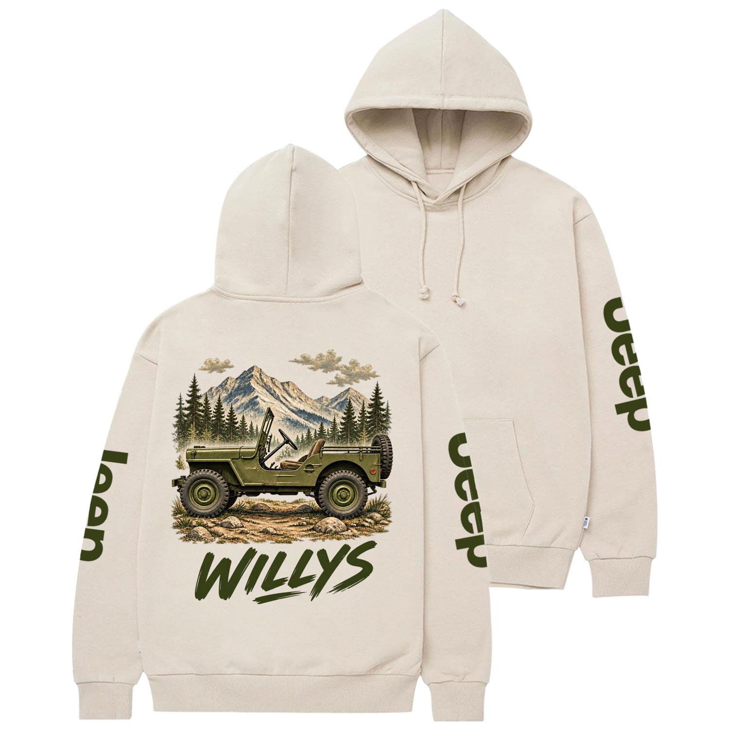 Willys MB Jp Cotton Hoodie