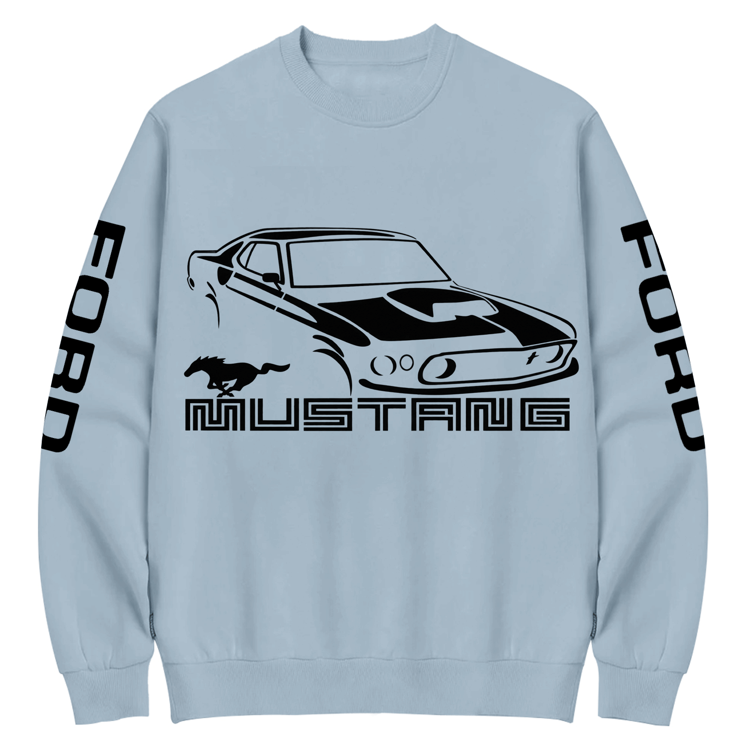 Mustang Classic Muscle F0rd Car Cotton Sweatshirt