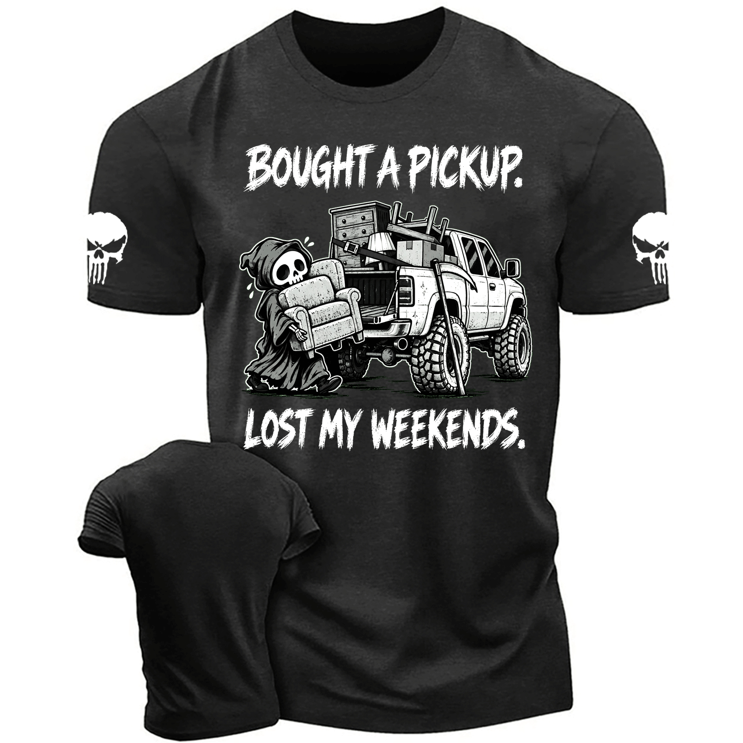 Funny Bought A Pickup, The Reaper Lost Weekends Offroad Cotton T-shirt