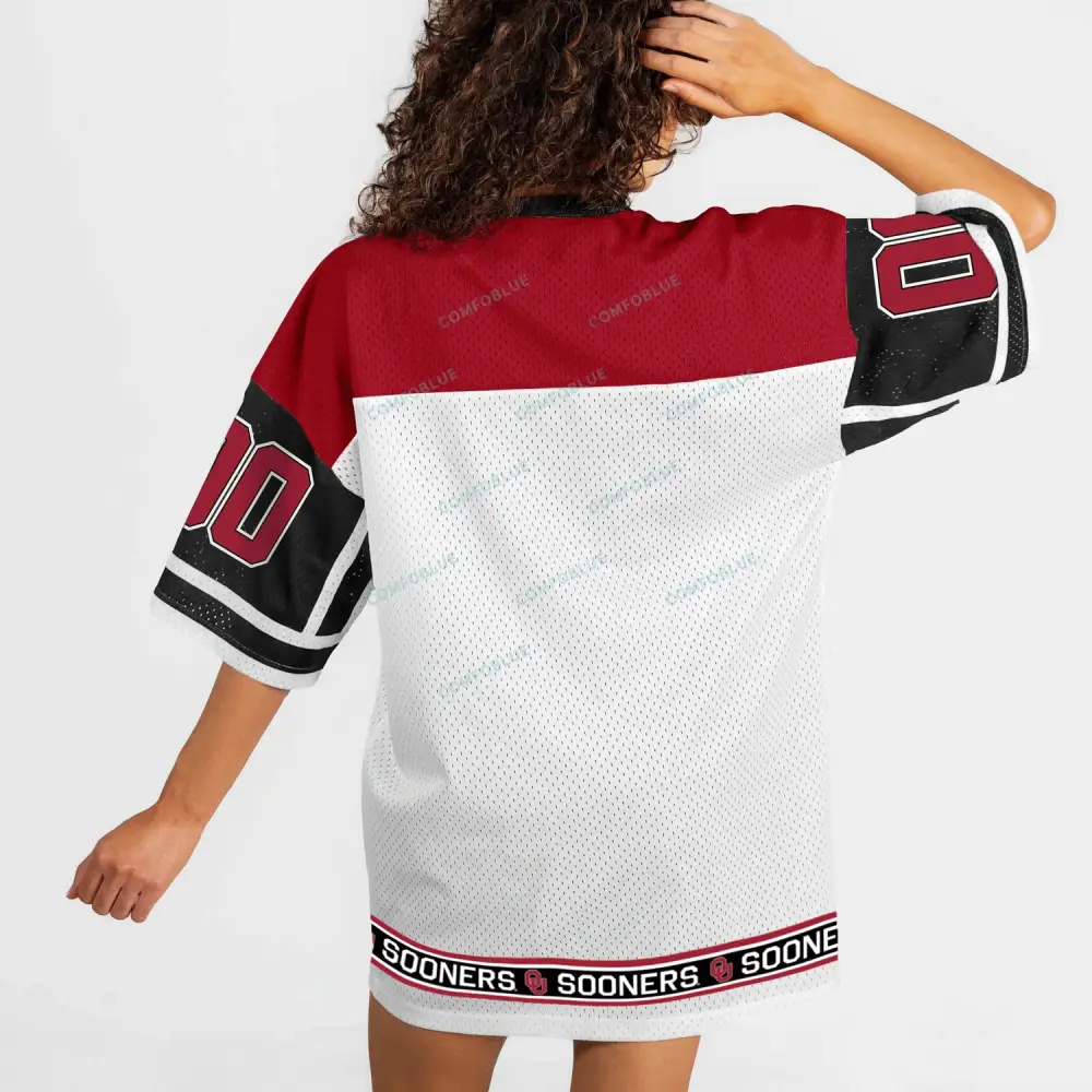 Oklahoma Sooners V-Neck Fashion Jersey Dress