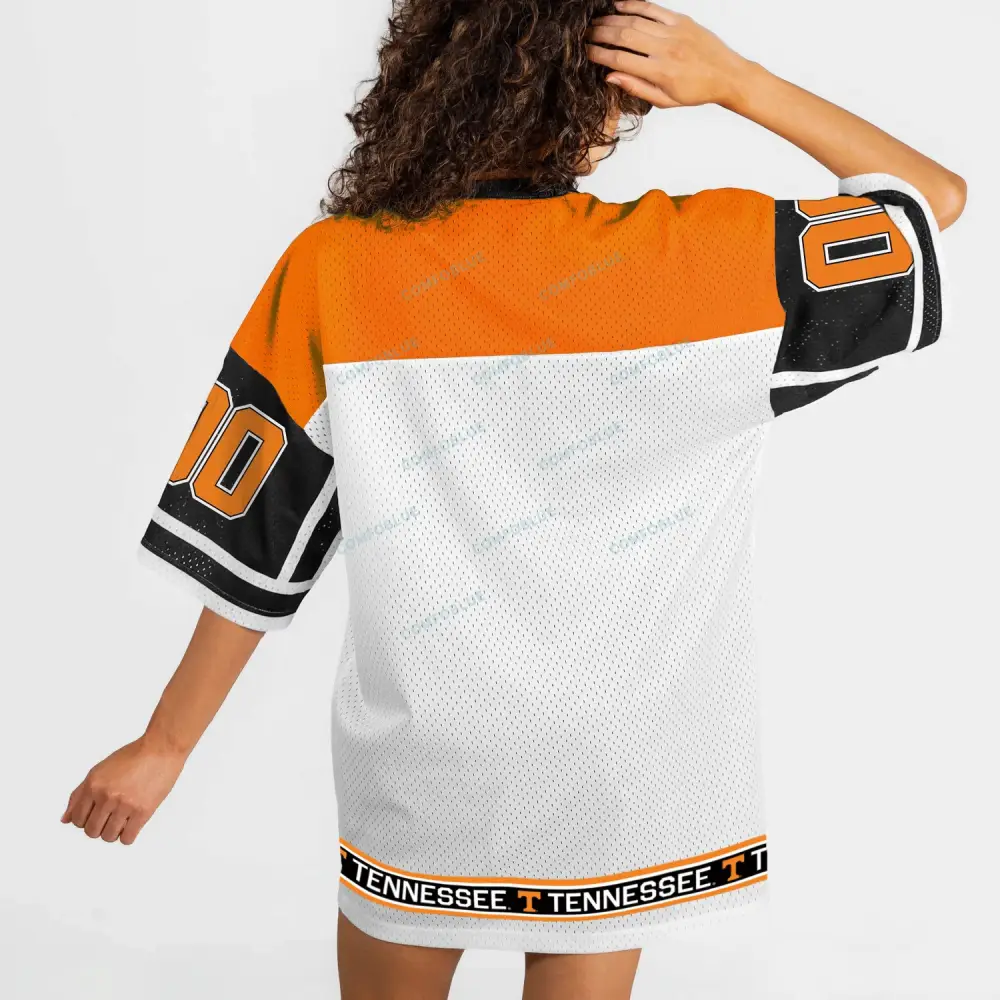Tennessee Volunteers Hustle Mode V-Neck Fashion Jersey Dress