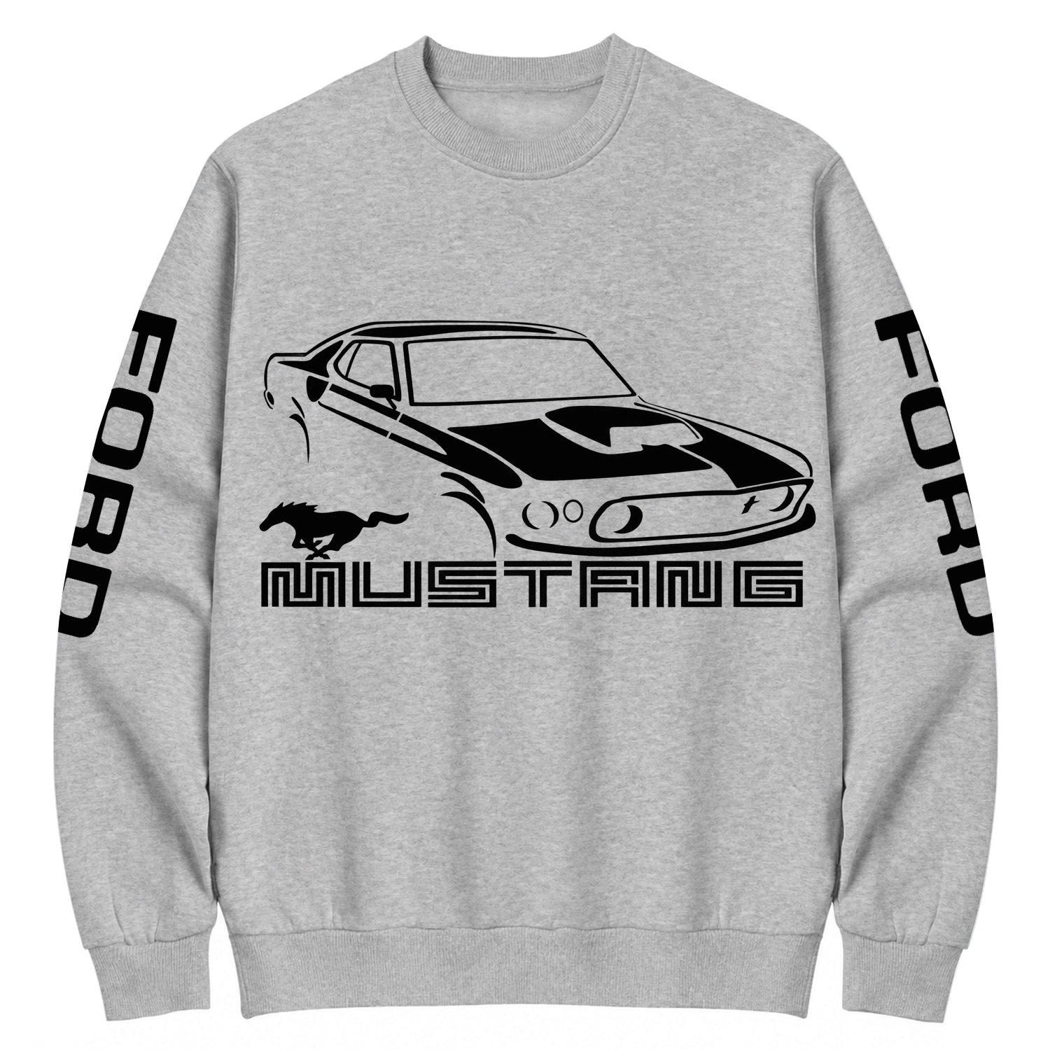 Mustang Classic Muscle F0rd Car Cotton Sweatshirt