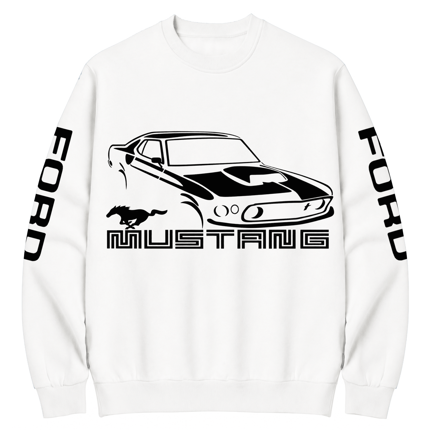 Mustang Classic Muscle F0rd Car Cotton Sweatshirt