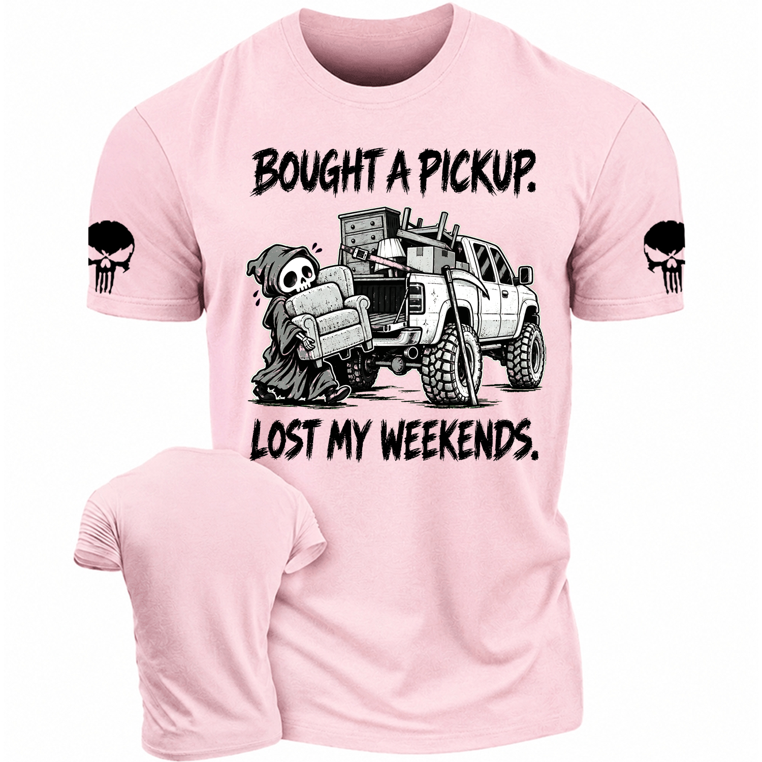 Funny Bought A Pickup, The Reaper Lost Weekends Offroad Cotton T-shirt