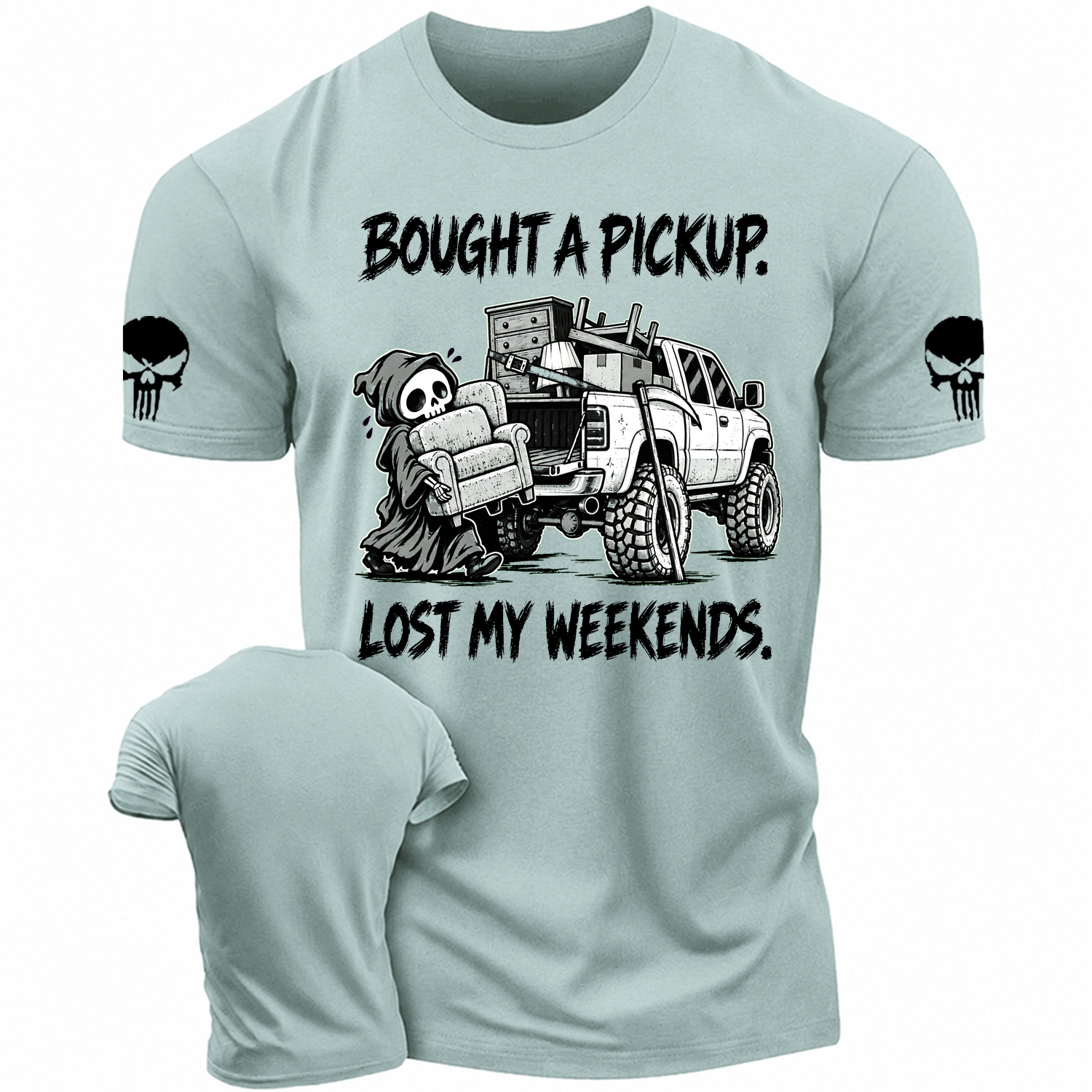 Funny Bought A Pickup, The Reaper Lost Weekends Offroad Cotton T-shirt