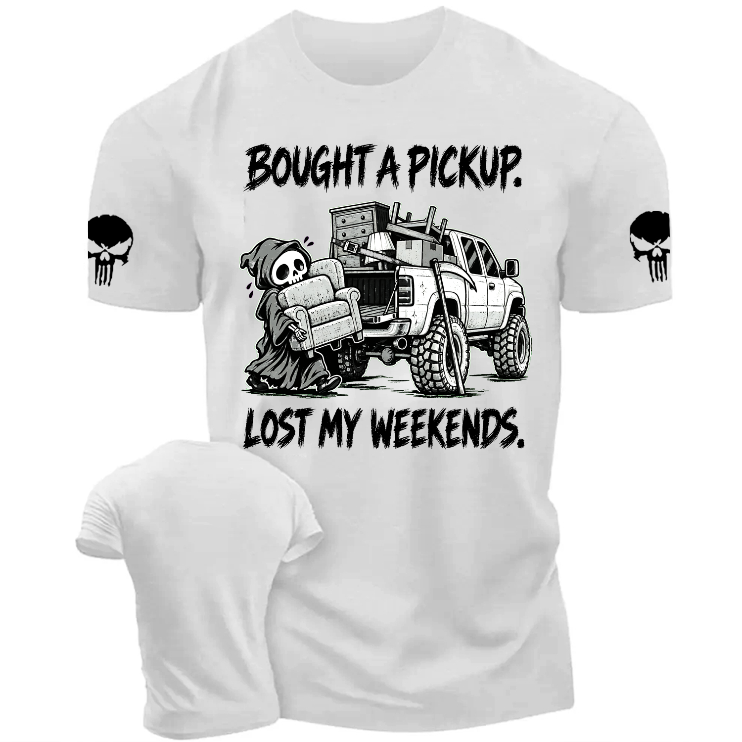 Funny Bought A Pickup, The Reaper Lost Weekends Offroad Cotton T-shirt