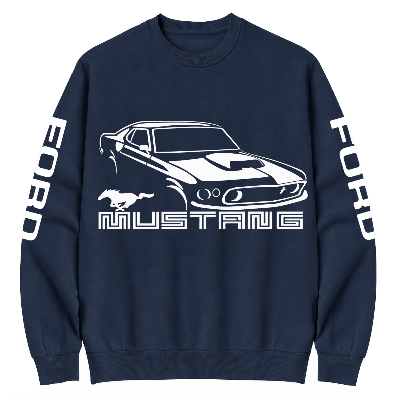 Mustang Classic Muscle F0rd Car Cotton Sweatshirt