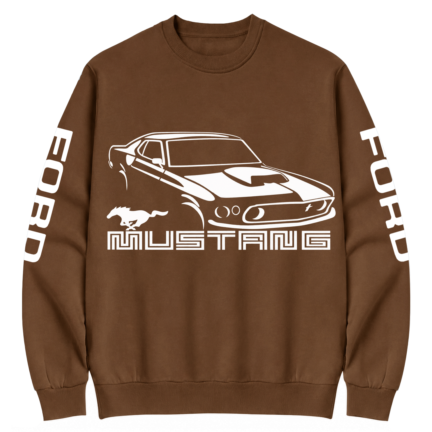 Mustang Classic Muscle F0rd Car Cotton Sweatshirt