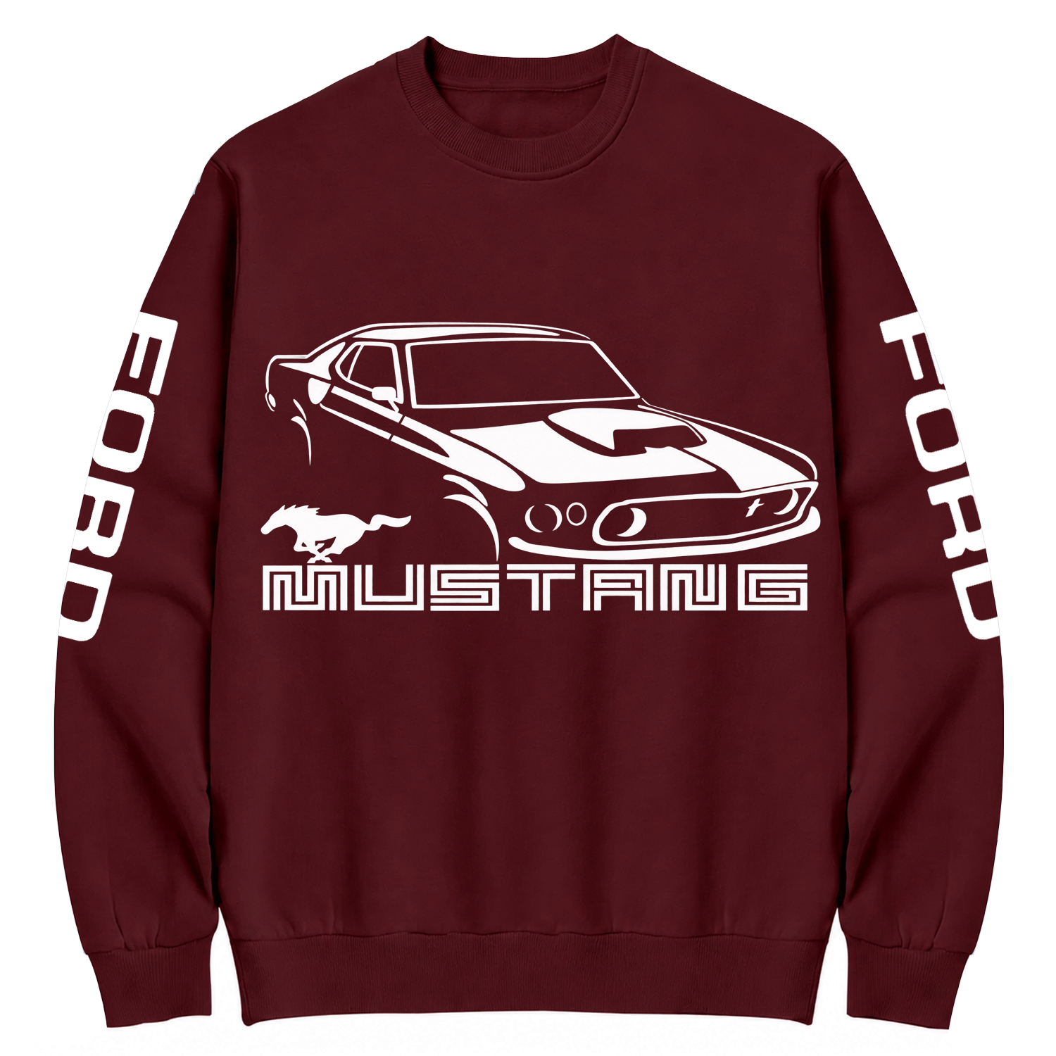 Mustang Classic Muscle F0rd Car Cotton Sweatshirt