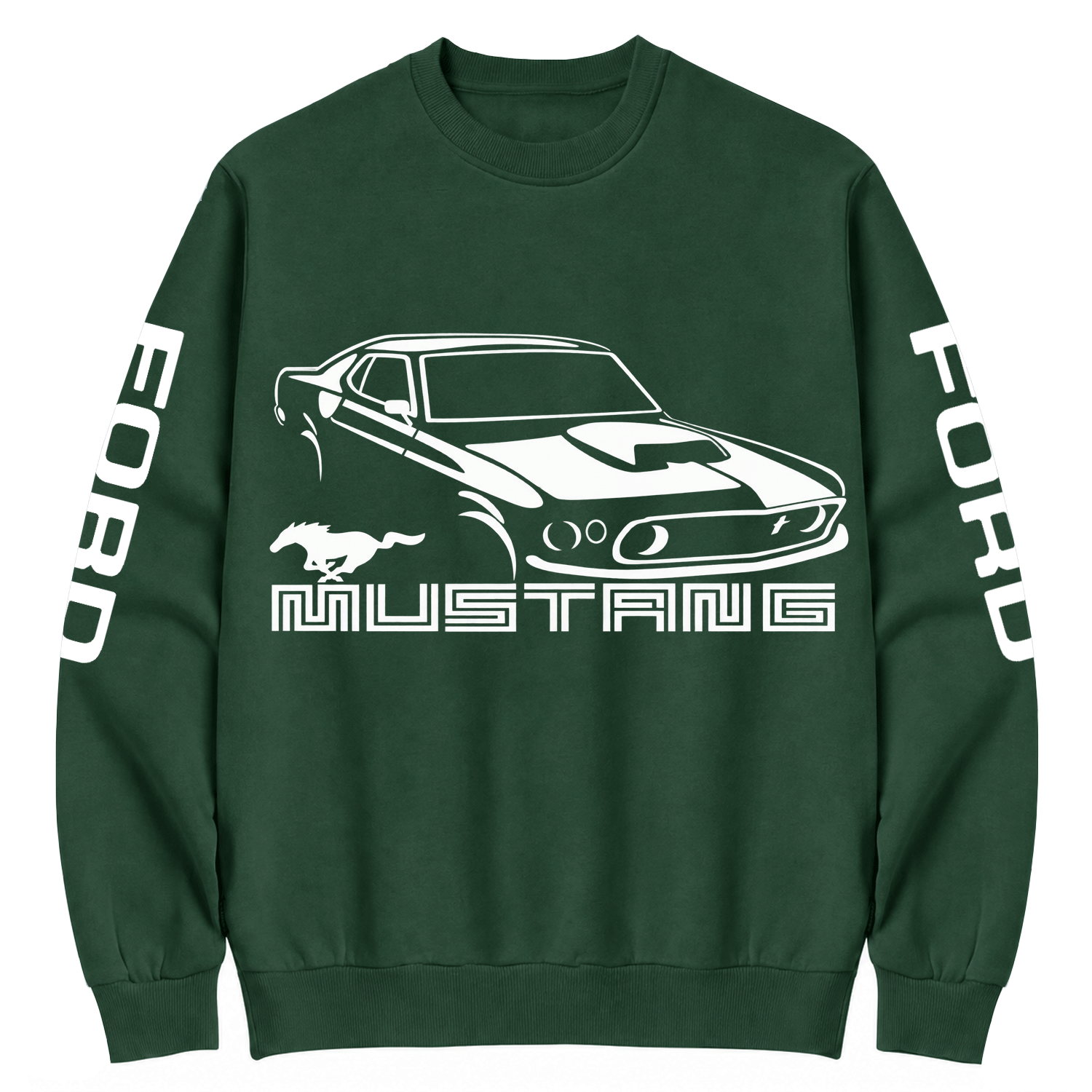 Mustang Classic Muscle F0rd Car Cotton Sweatshirt