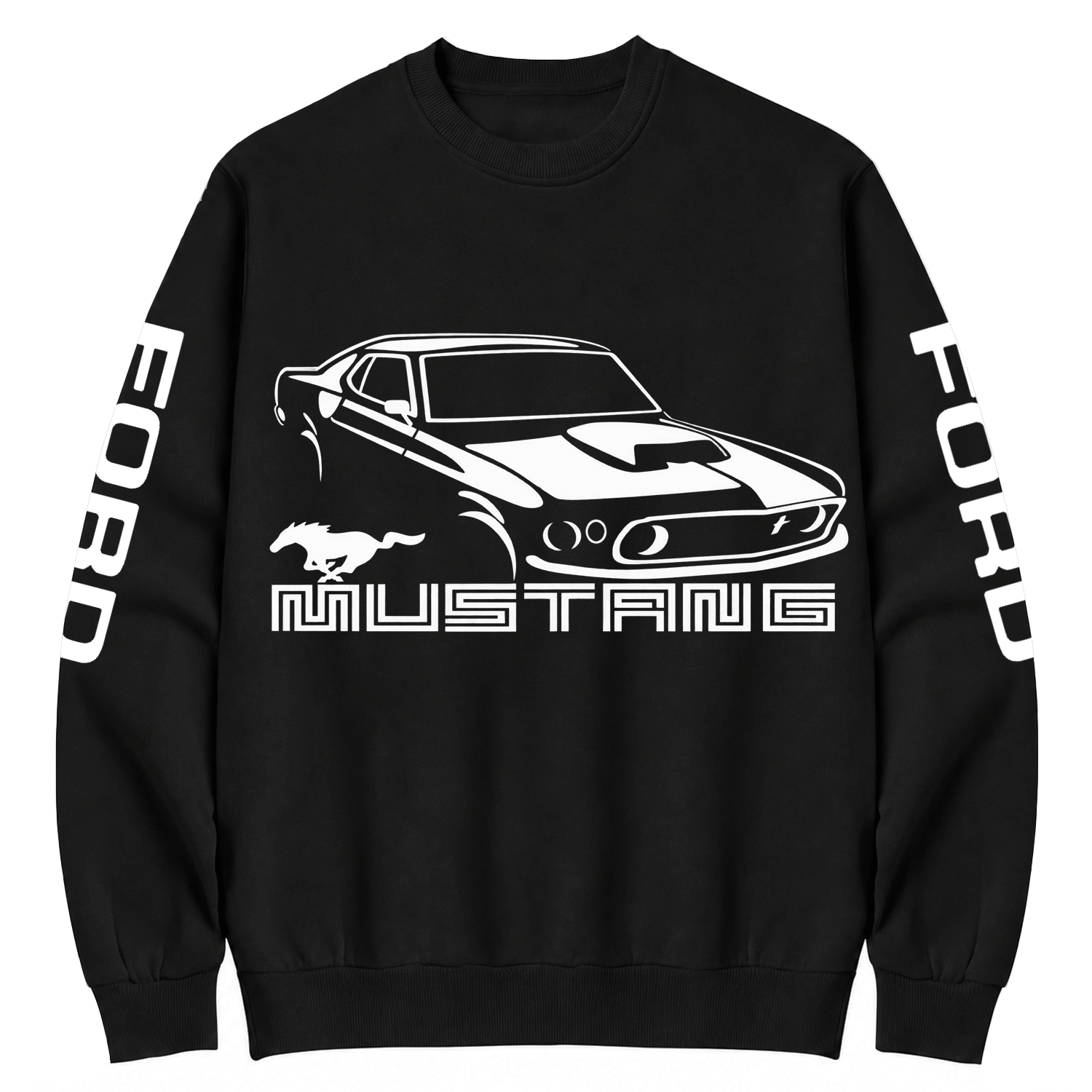 Mustang Classic Muscle F0rd Car Cotton Sweatshirt