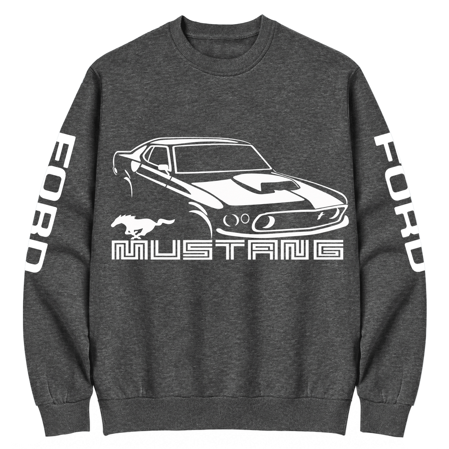 Mustang Classic Muscle F0rd Car Cotton Sweatshirt
