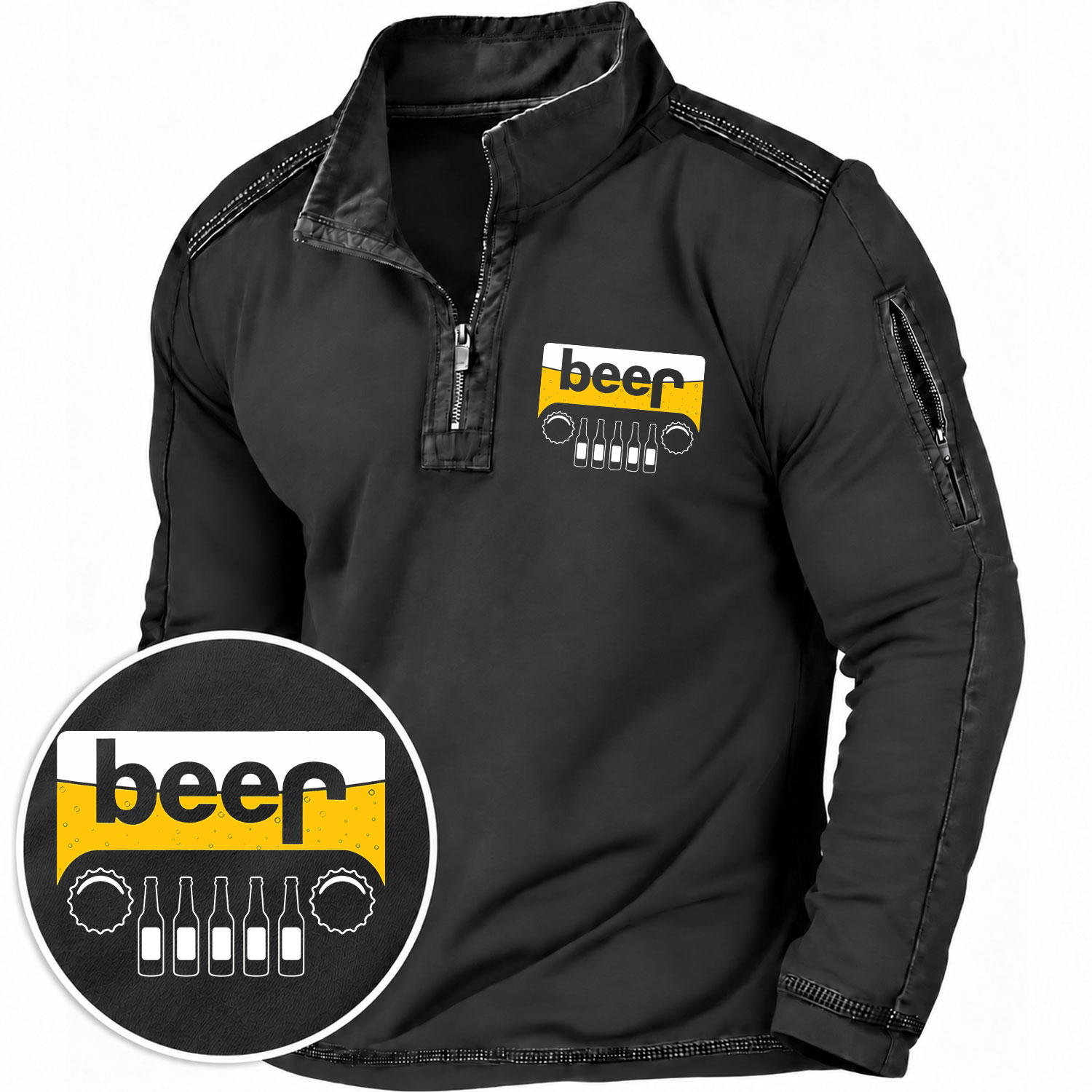 Beer Off-Road Quarter-Zip Sweatshirt