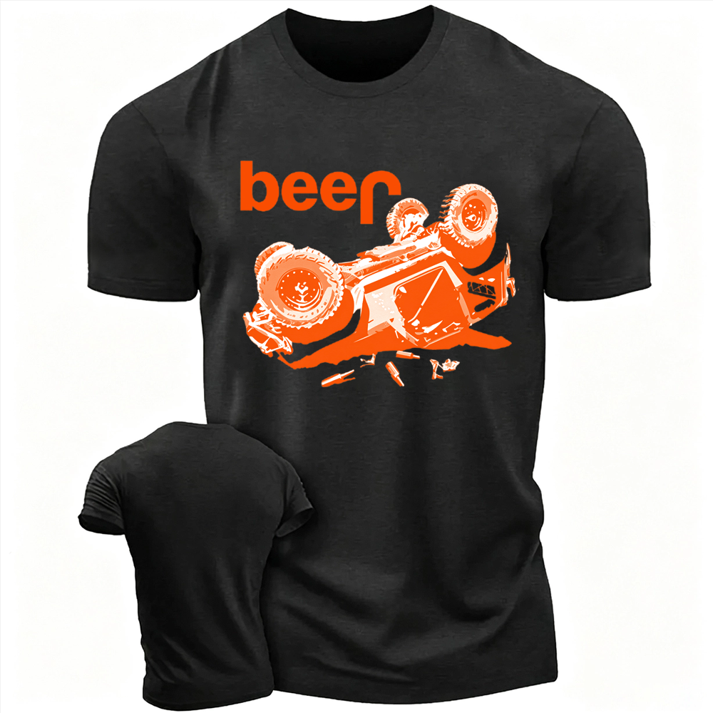 Funny Beer Overturn Halloween Jp Offroad T-Shirt Unisex T-shirt