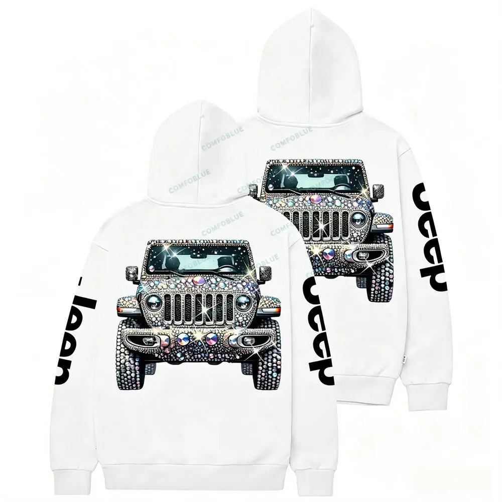 Bling Sparkle Rhinestone Jp Unisex Hoodie