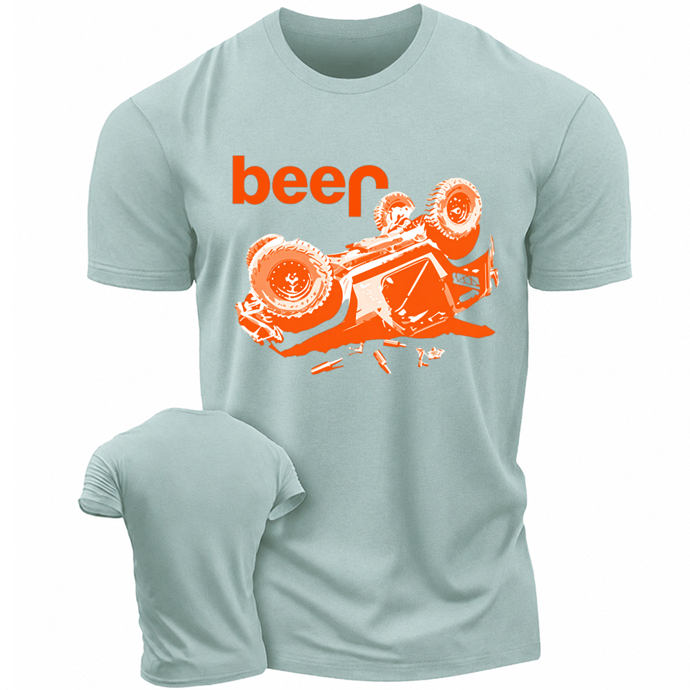 Funny Beer Overturn Halloween Jp Offroad T-Shirt Unisex T-shirt