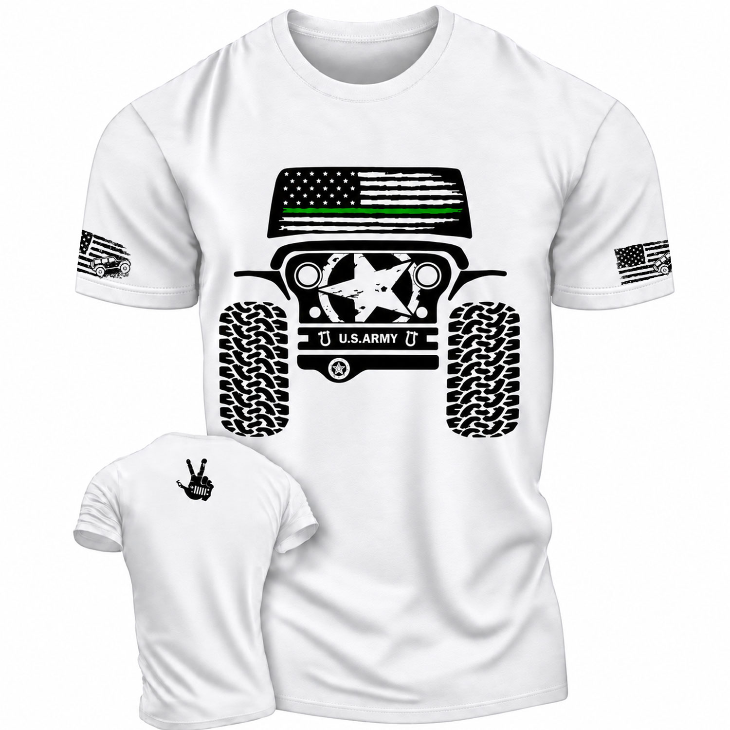 Jp Military Green Line Unisex T-shirt