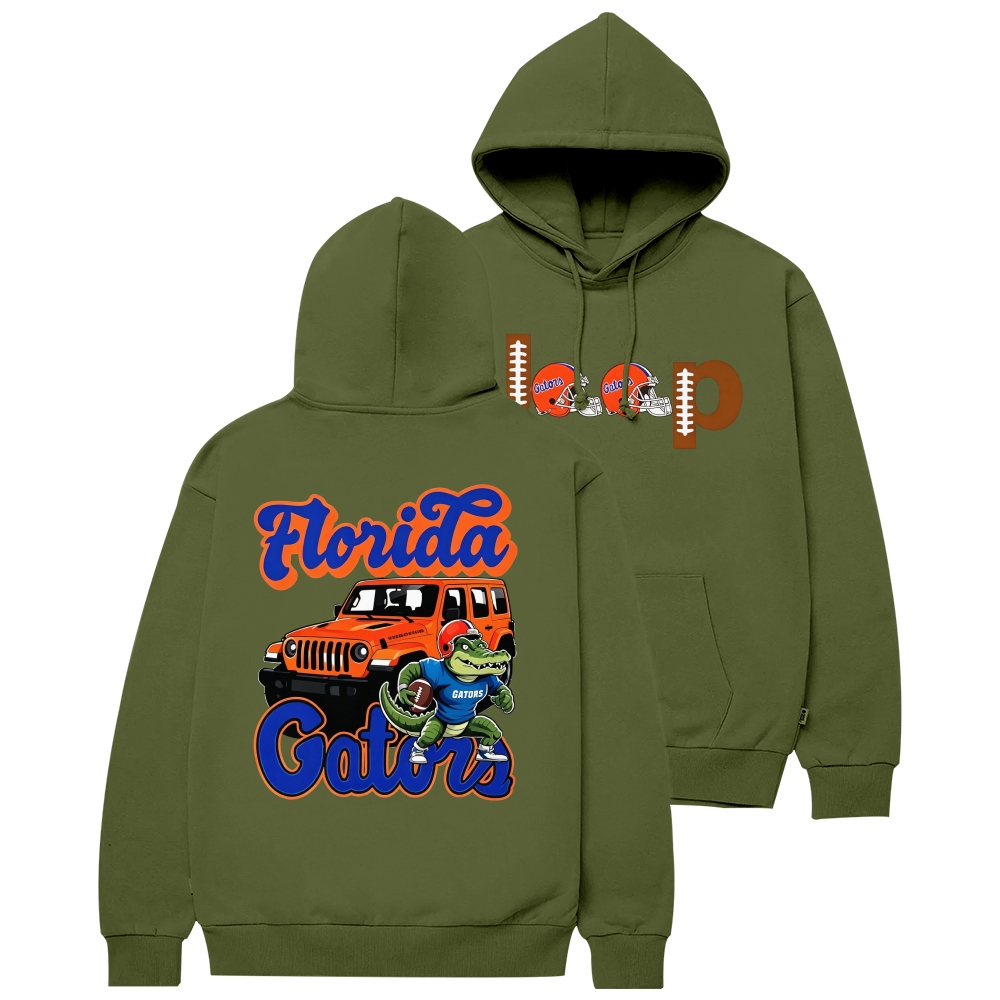 Florida Jp Gats Orange Helemet Hoodie
