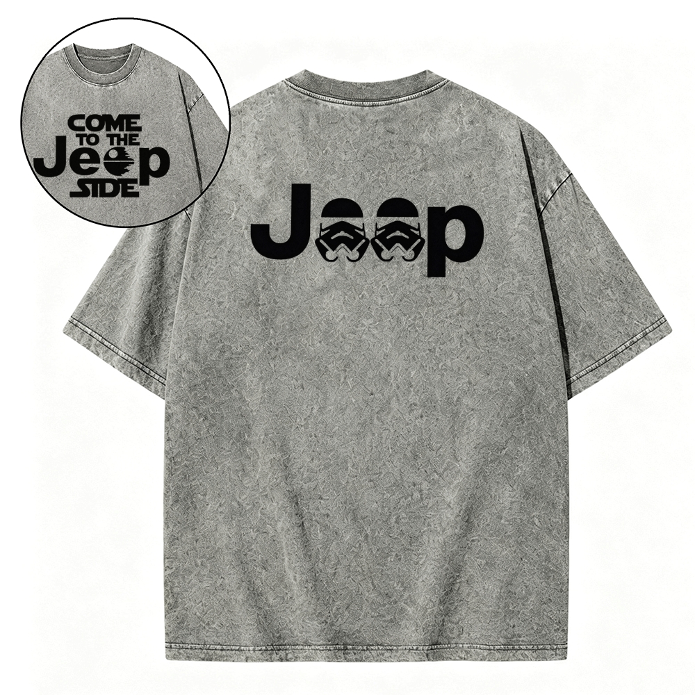 Come to the Jp Side Halloween Dark Star Unisex Washed T-Shirt