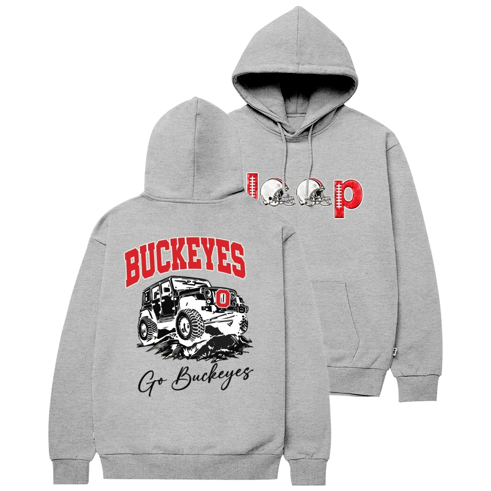 Ohio State Buckeyes X Jp Fans Cotton Hoodie
