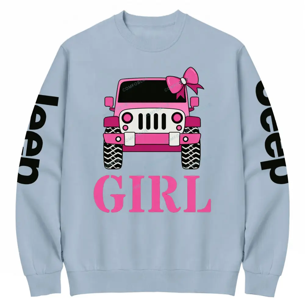 Off Road Girl On Men's Premium Cotton Sweatshirt