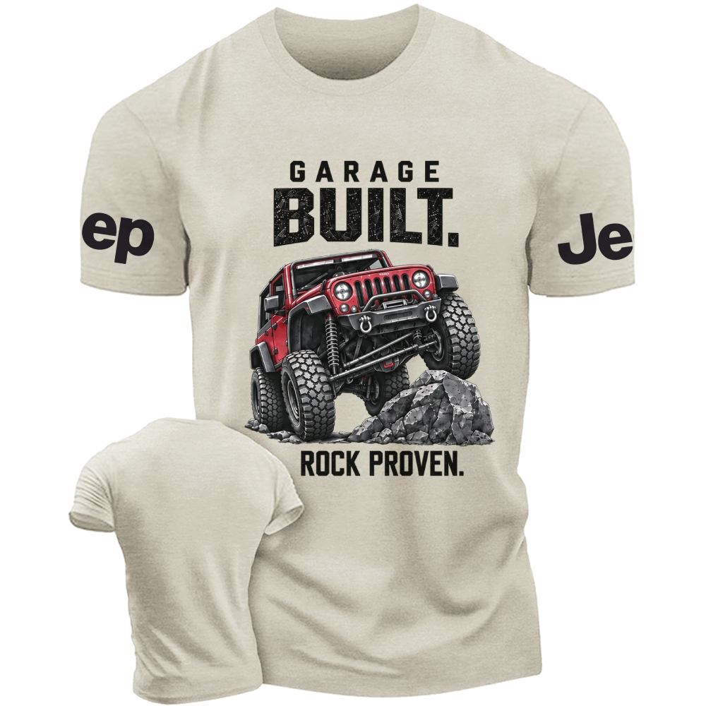 Garage Built Rock Proven Cotton T-Shirt