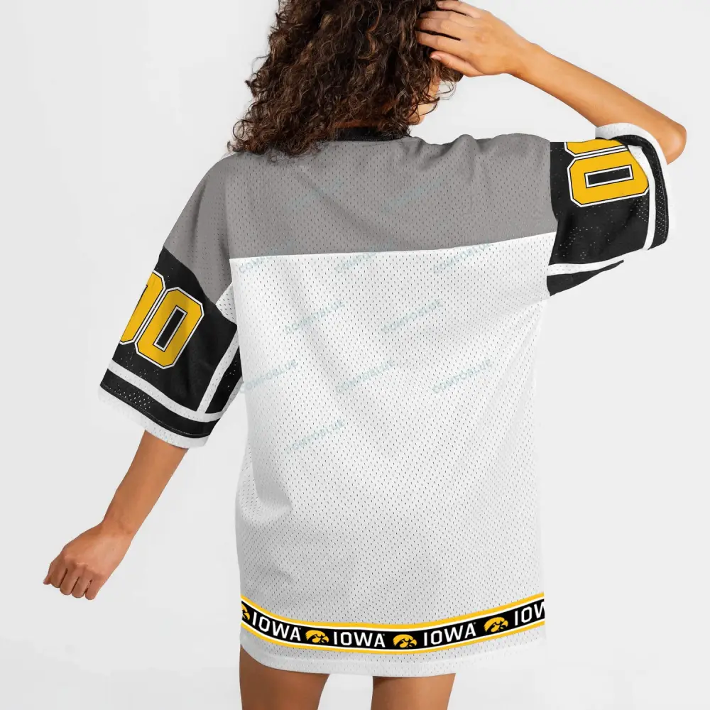 Iowa Hawkeyes V-Neck Fashion Jersey Dress