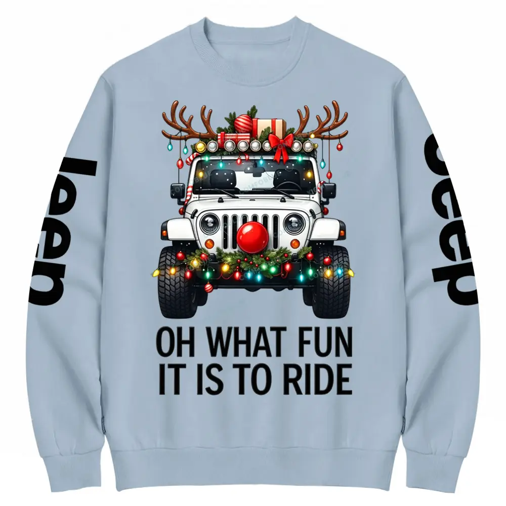 Oh What Fun It Is To Ride Jp Cotton Sweatshirt