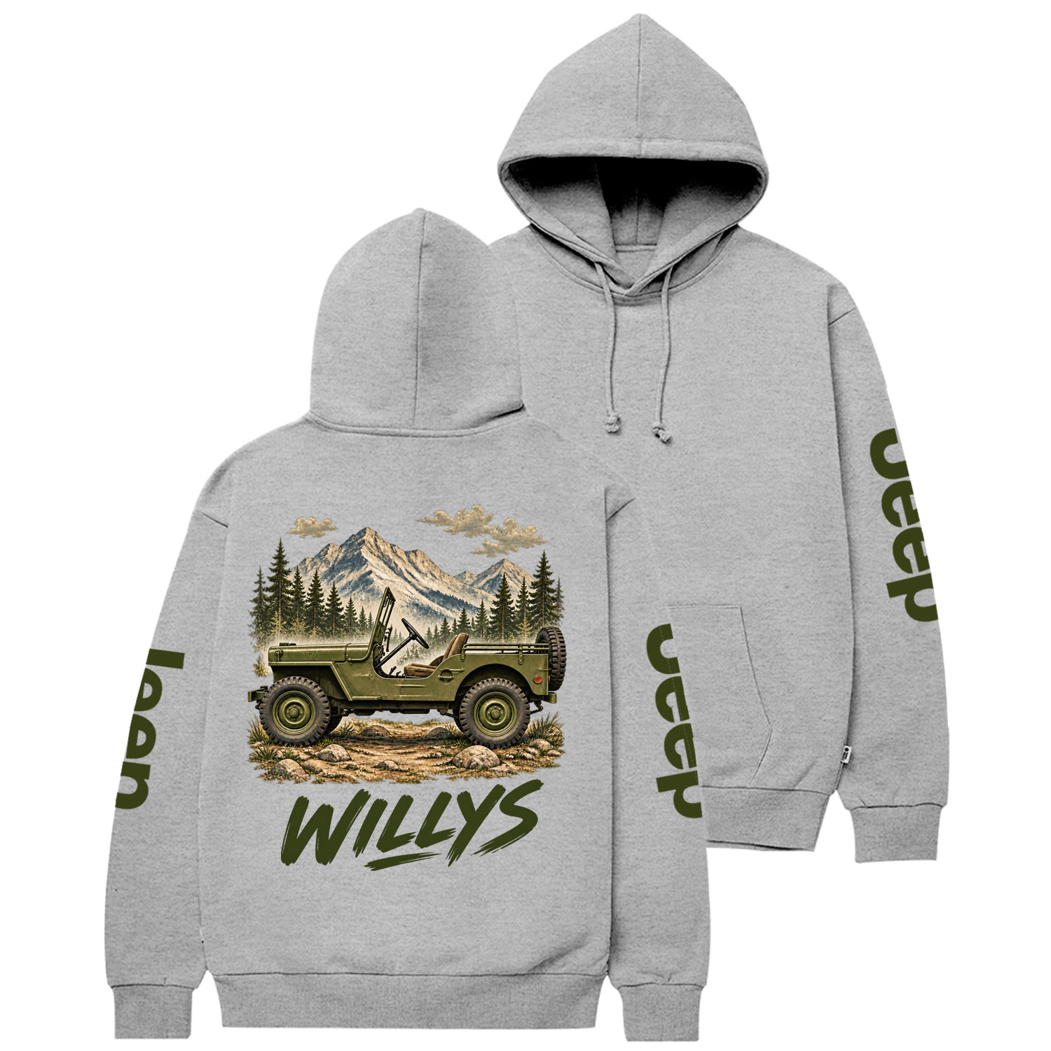Willys MB Jp Cotton Hoodie