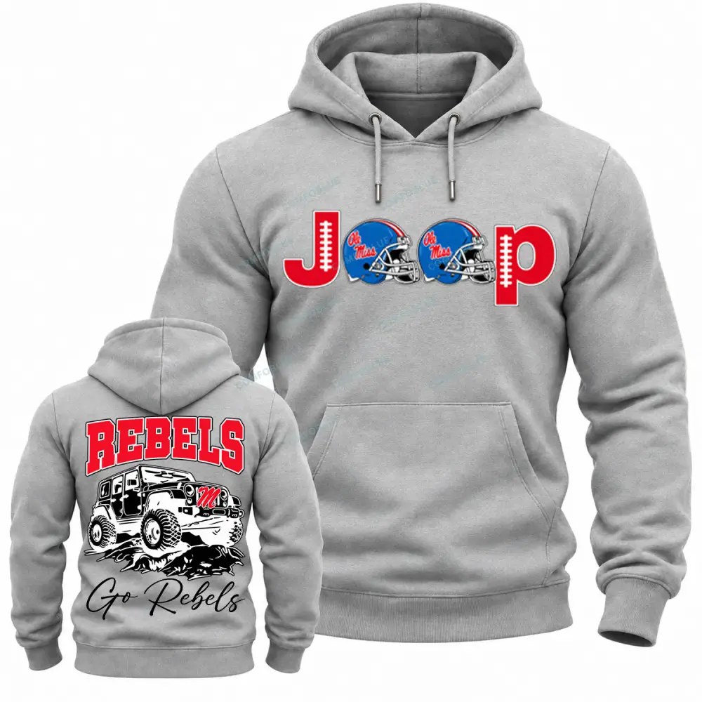 Ole Miss Rebels  x Jp Fans Cotton Hoodie