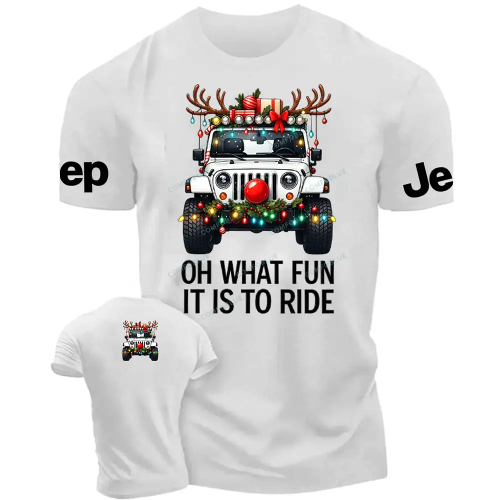 Oh What Fun It Is To Ride Jp Cotton T-shirt