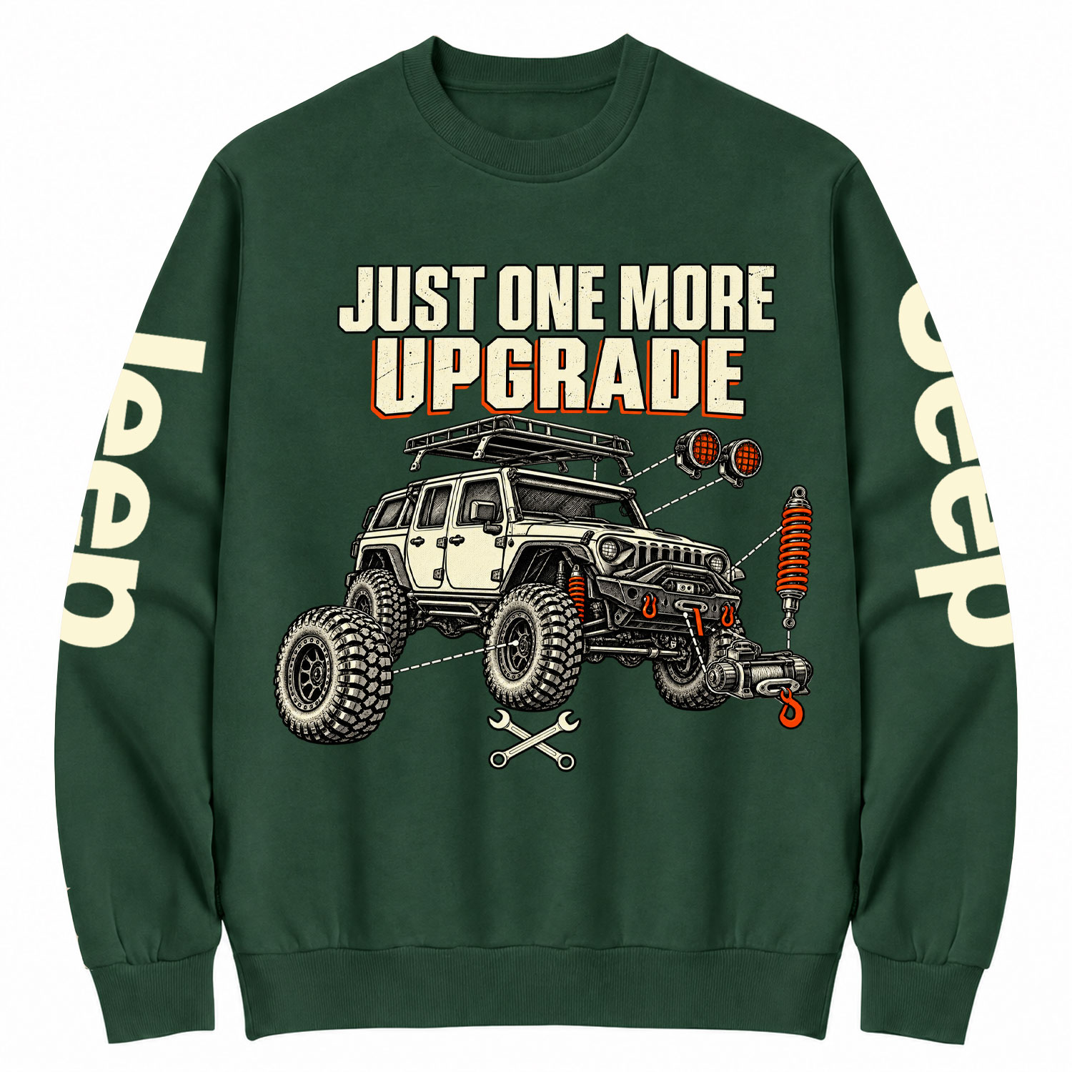 Just One More Upgrade Cotton Sweatshirt