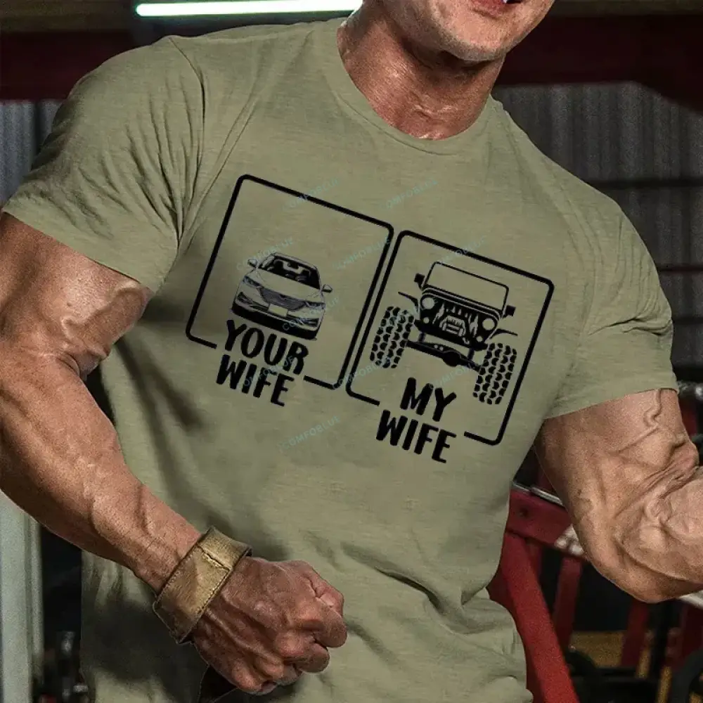 Funny Your Wife My Wife 4x4  Jp Unisex T-shirt