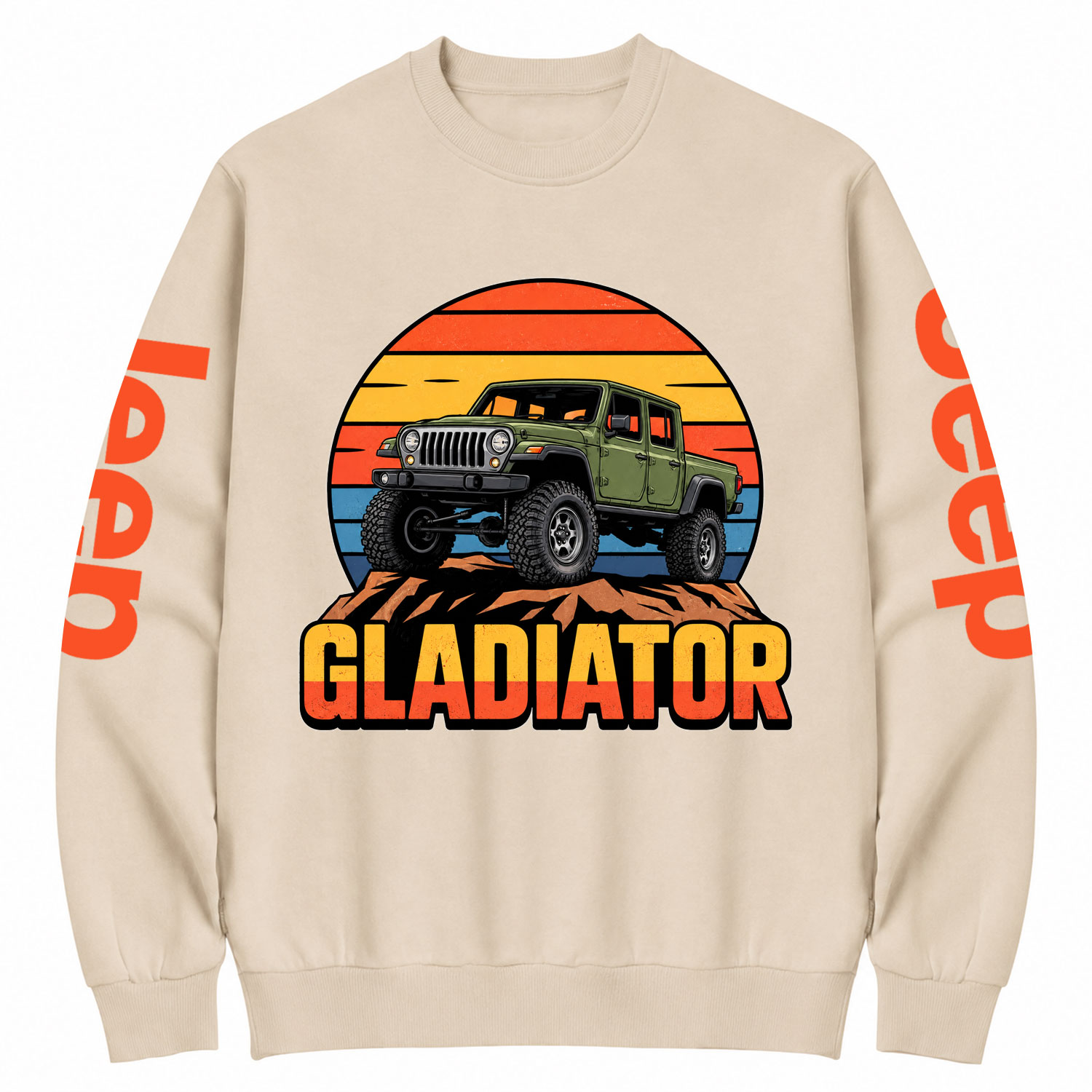 Gladiator Off Road Jp Unisex Cotton Sweatshirt