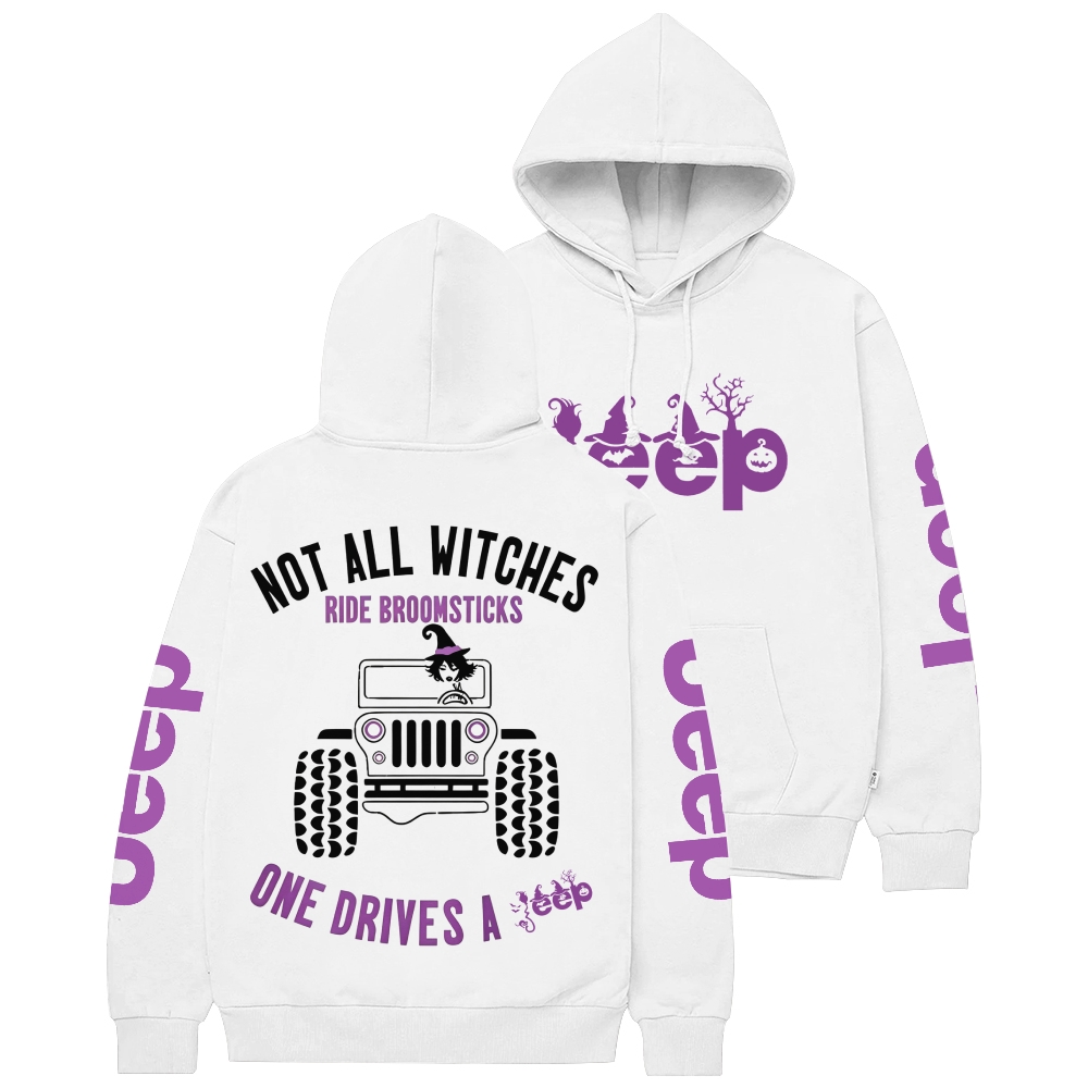 Halloween Not All Witches Ride Broomsticks Unisex Hoodie