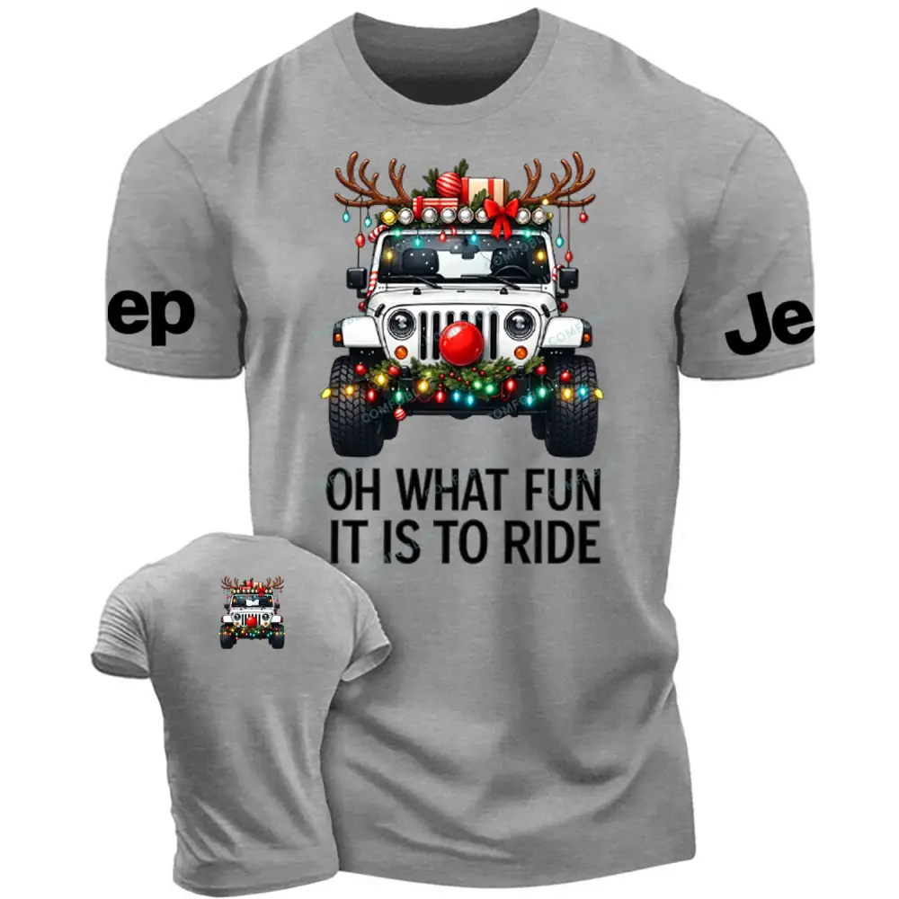 Oh What Fun It Is To Ride Jp Cotton T-shirt