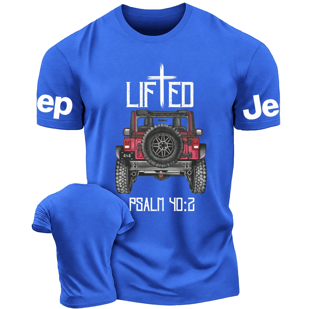 Christian "Lifted" 4x4 Truck Cotton T-Shirt