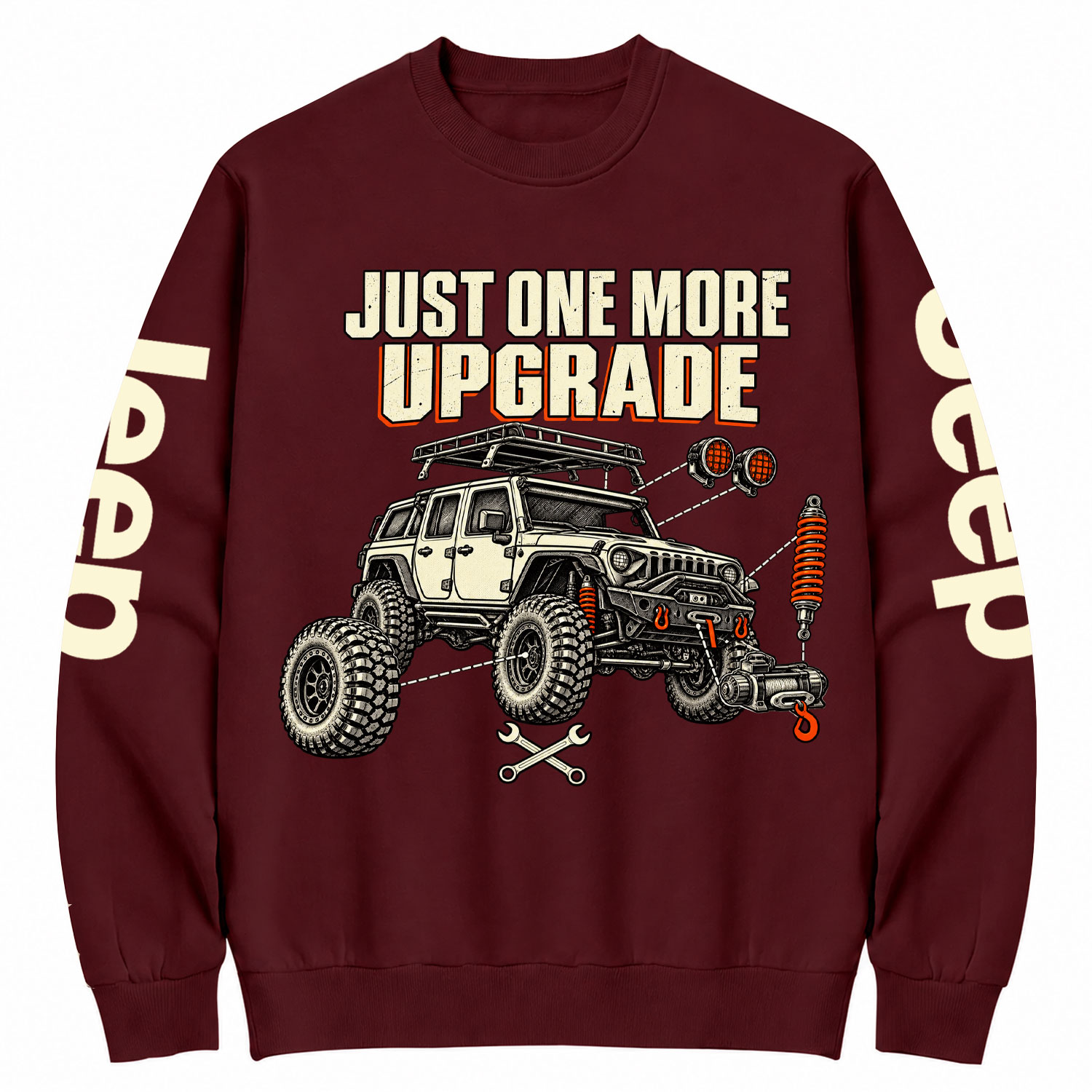 Just One More Upgrade Cotton Sweatshirt