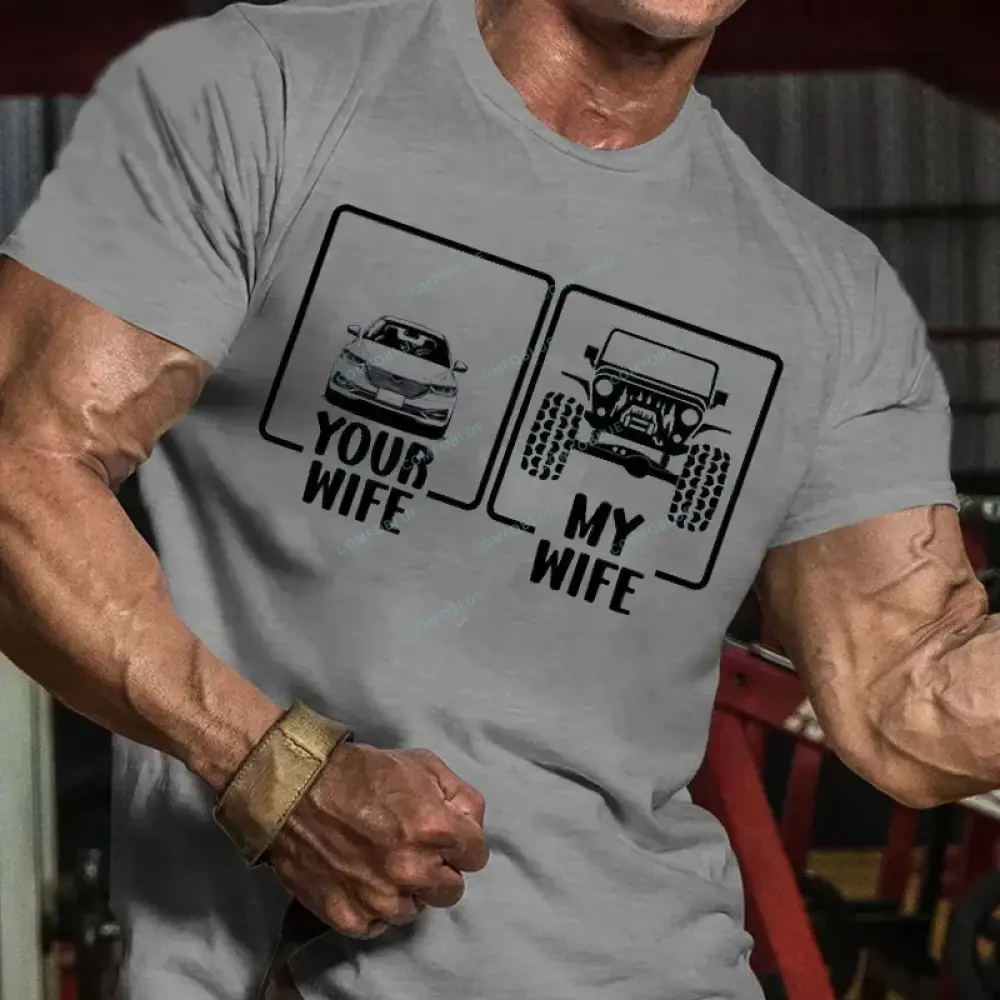 Funny Your Wife My Wife 4x4  Jp Unisex T-shirt