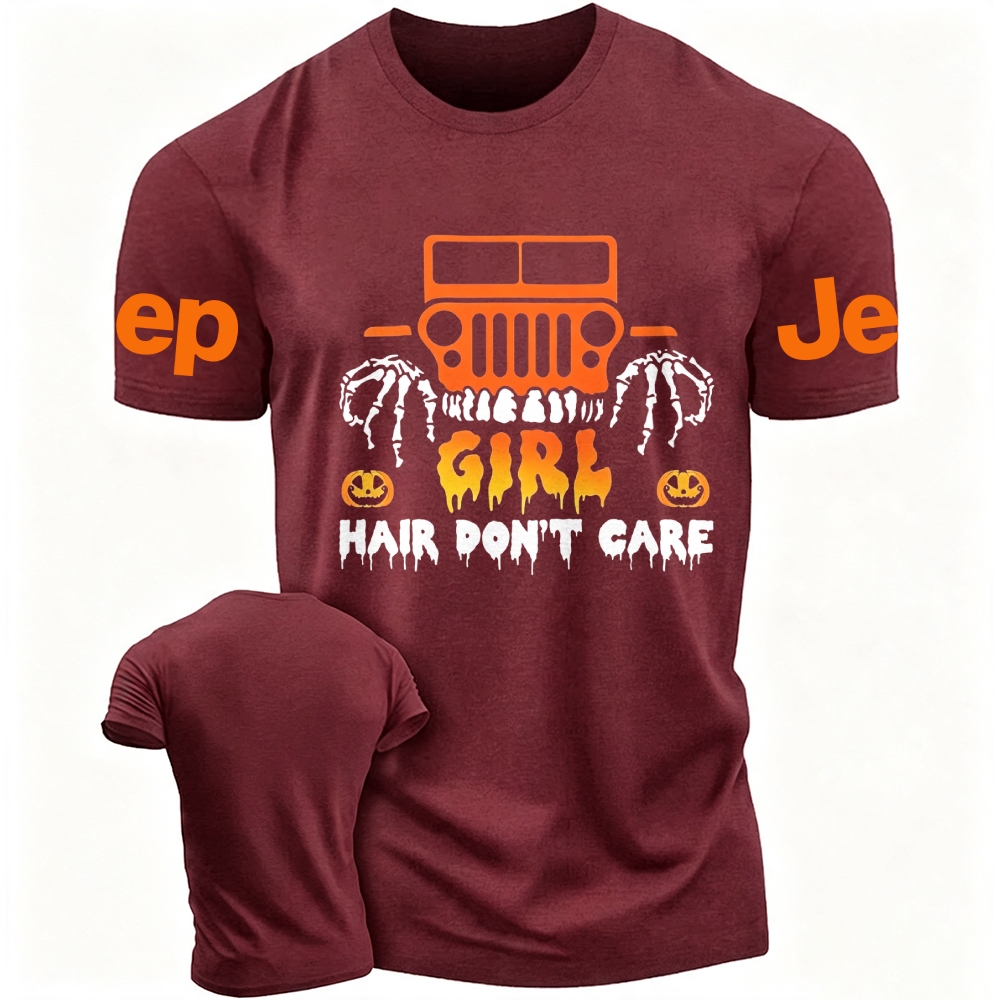 Halloween Girl Hair Don't Jp Unisex T-shirt