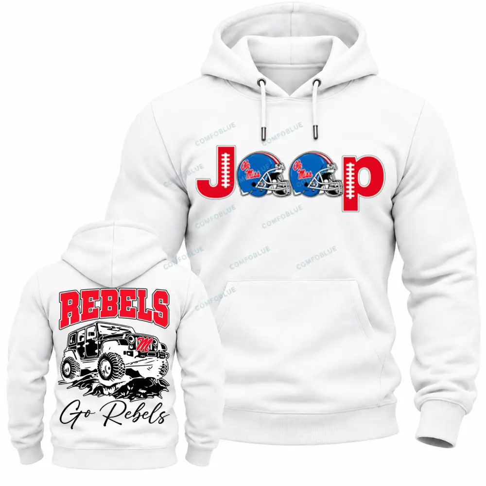 Ole Miss Rebels  x Jp Fans Cotton Hoodie