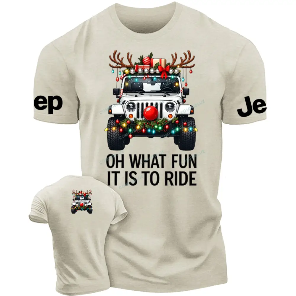 Oh What Fun It Is To Ride Jp Cotton T-shirt